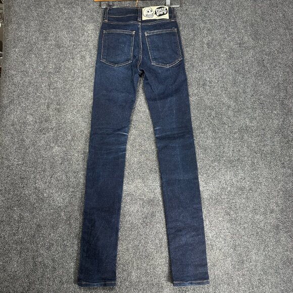 Cheap Monday Jeans Womens 27 Skinny Cotton Stretch Pockets Zip Fly Logo - Picture 5 of 7